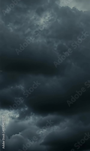 Realistic Dark Storm Cloud Sky Weather Nature Dramatic Thunderstorm