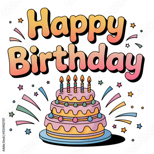 happy birthday cake