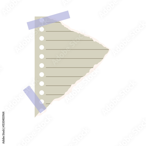 Scrapbook Torn Paper