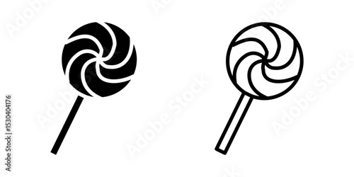 lolipop icon on white background