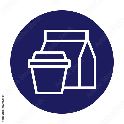 Meal  drink icon quick eats. Icon symbol illustration