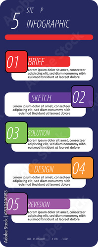 Editable Infographic Design Bundle with Web-Ready Vector Elements, Paper Templates, and Business Step Indicators


