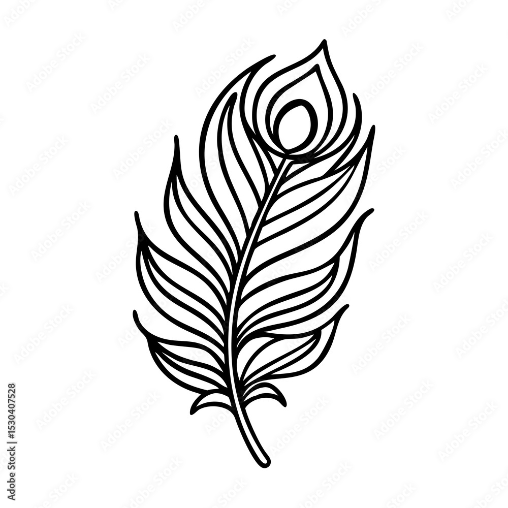 Obraz premium vector leaf silhouette