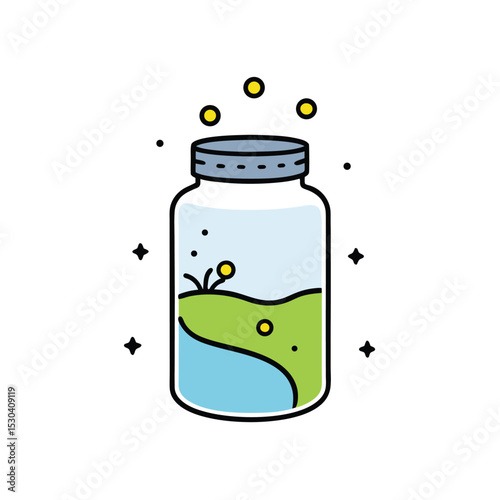 medicine bottle with a message