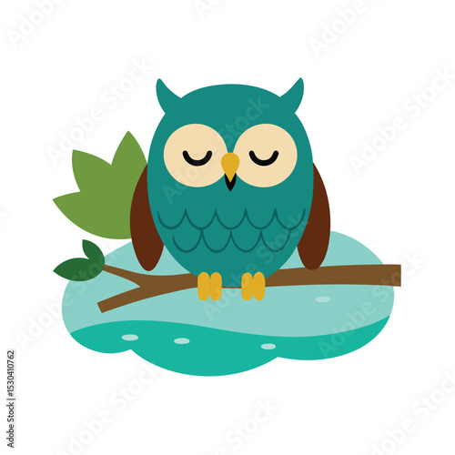 owl sitting on a branch