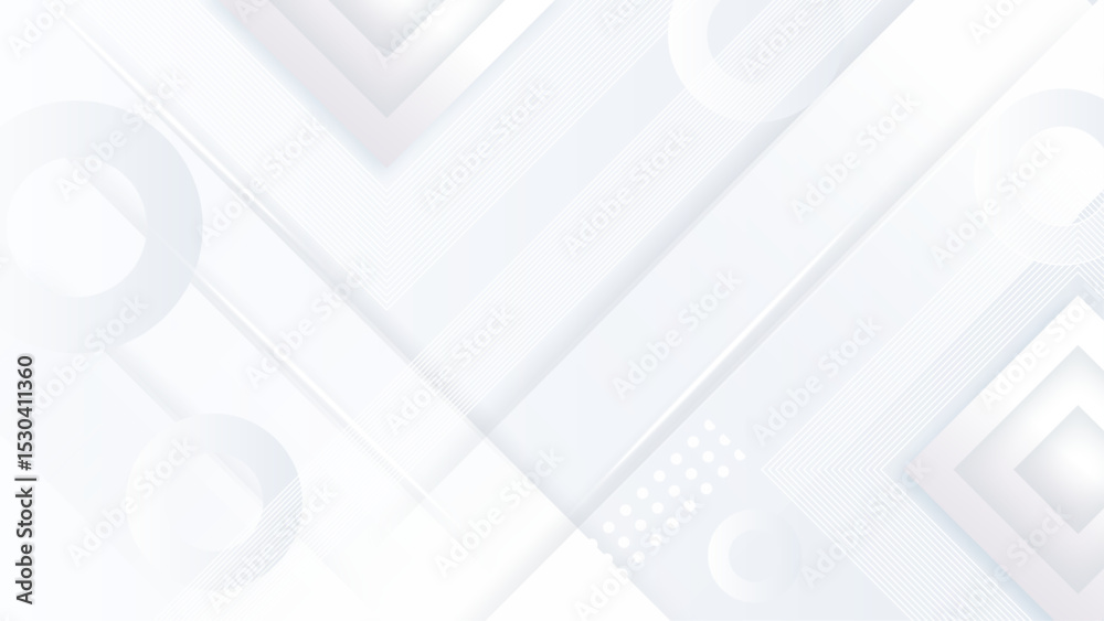 Obraz premium White Abstract Background with Light Flow