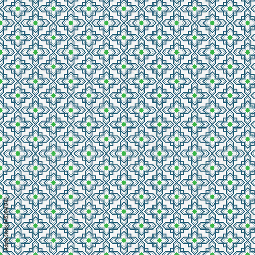 Classic Arabic Motif Composition Style Pattern