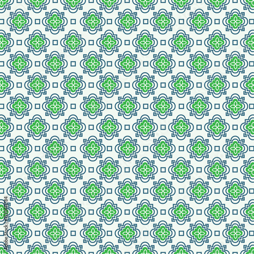 Simple Decorative Arabic Pattern Vector Design