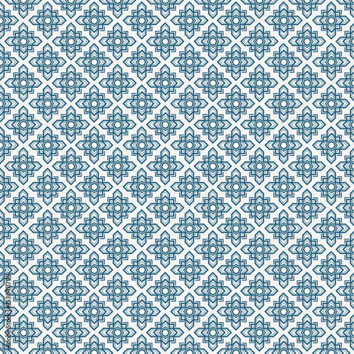 Simple Decorative Arabic Pattern Vector Design