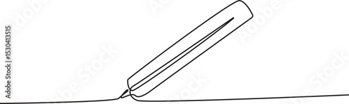 Blood lancets, Blood Testing, medical supplies, equipment one line art. Continuous line drawing of medication, needle, healthcare, clinical, disposable, tool, narcotic, healthy, Vector Illustration
