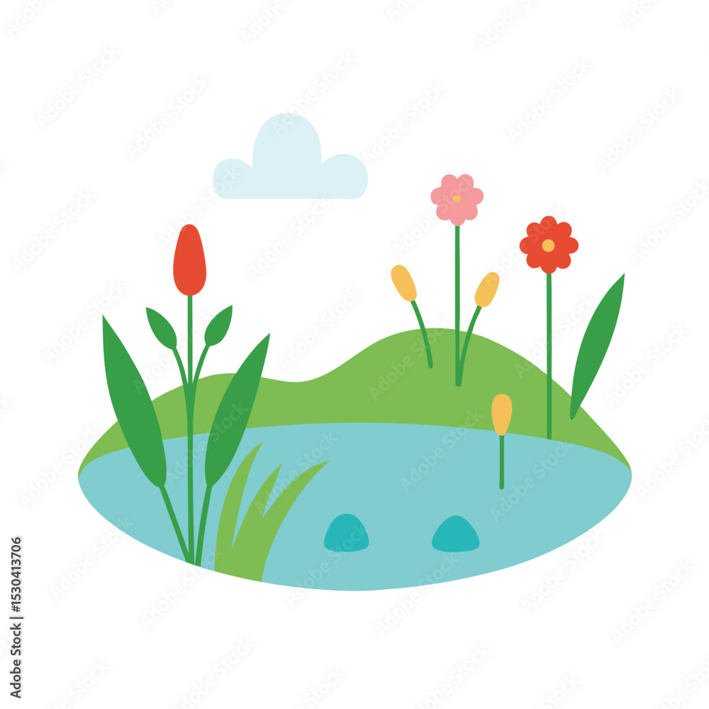 Fototapeta premium spring flowers in the garden