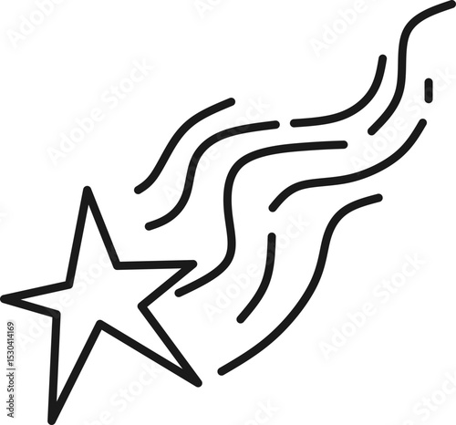 Shooting Star Doodle