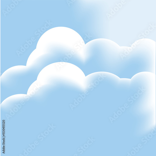 cloud background Vector icon illustration design template