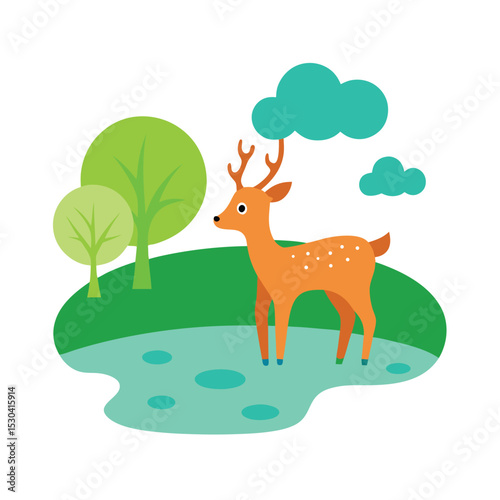 deer in the forest