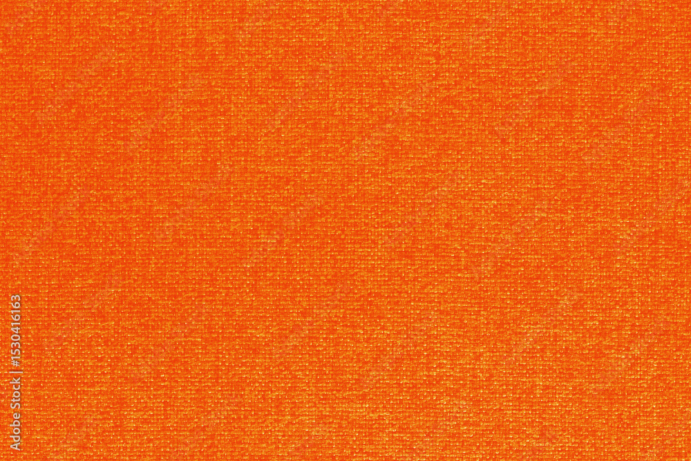 Fototapeta premium Orange cotton fabric texture background, seamless pattern of natural textile.