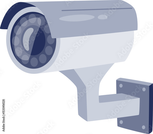 CCTV Security Camera Illustration