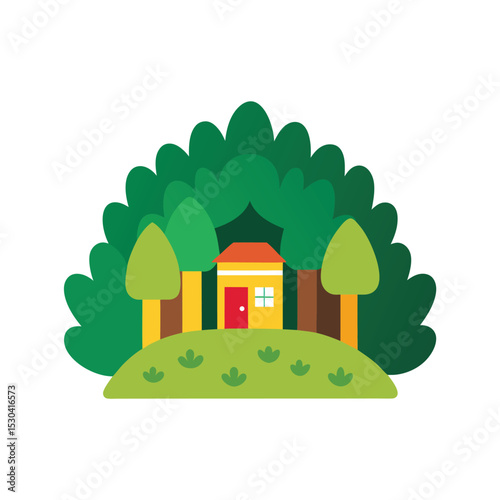 house in the forest