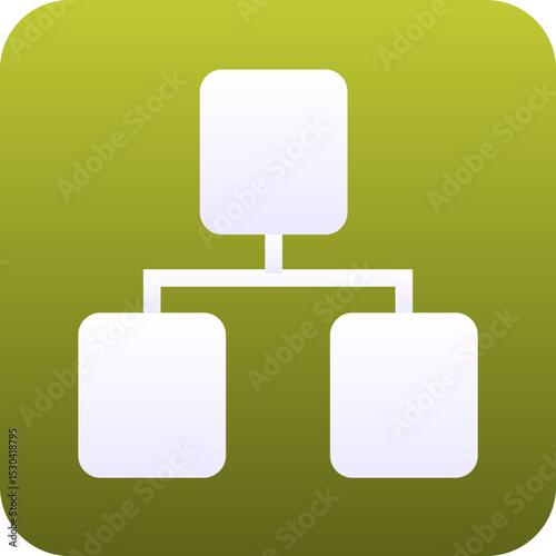 Sitemap Icon - SVG Line Style