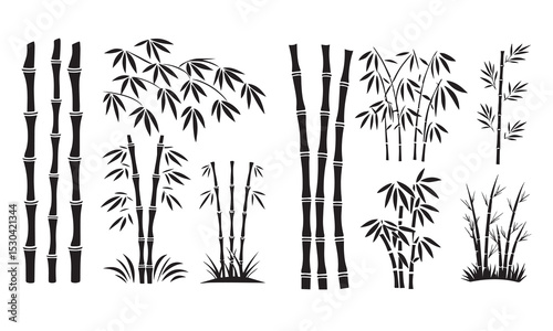 Realistic bamboo stick