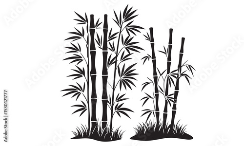 Realistic bamboo stick