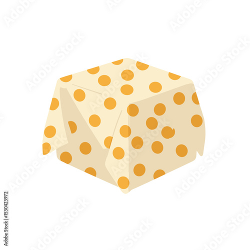 Draped Polka Dot Tablecloth