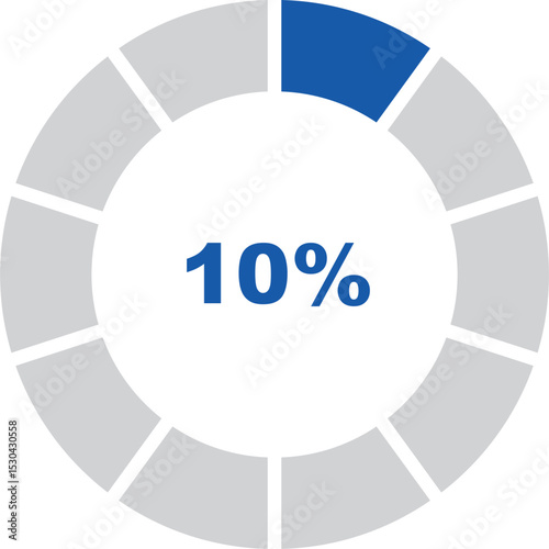 percentage indicator set and icon vector design editable