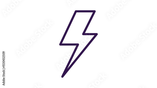 lightning icon vector illustration