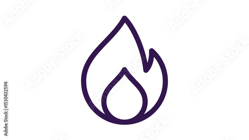 Fire icon vector. fire sign and symbol