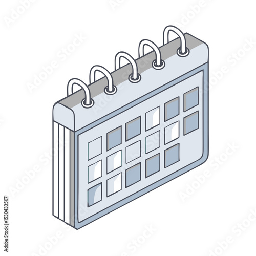 Calendar Icon for Scheduling Apps, Event Planning Websites, Time Management Software and Appointment Booking Platforms