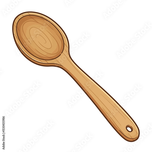 3D set of wooden kitchen utensils isolated on white background. Vector realistic illustration of yellow spoon and spatula, reusable tableware made of organic material, restaurant cooking tools