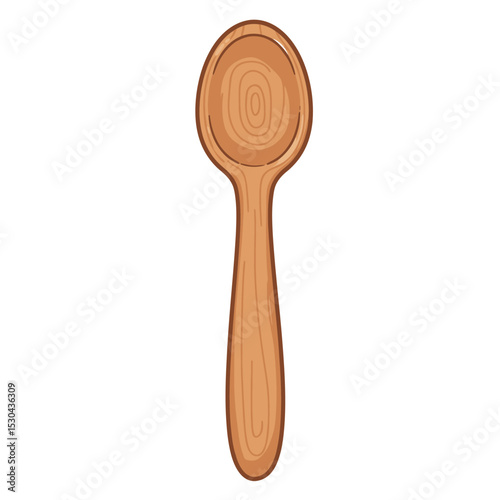 3D set of wooden kitchen utensils isolated on white background. Vector realistic illustration of yellow spoon and spatula, reusable tableware made of organic material, restaurant cooking tools