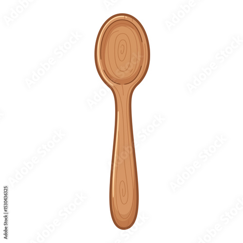 3D set of wooden kitchen utensils isolated on white background. Vector realistic illustration of yellow spoon and spatula, reusable tableware made of organic material, restaurant cooking tools
