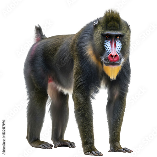 Mandrill: Powerful Primate Portrait