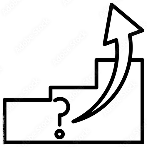 Escalation Process Outline Icon