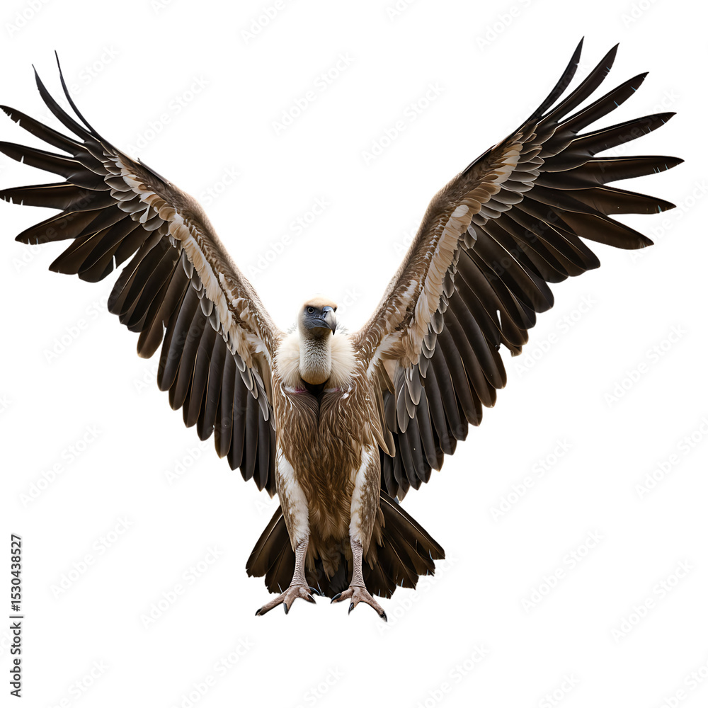 Obraz premium Majestic Cape Griffon Vulture: Wings Spread Wide