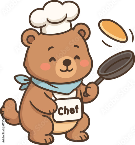 Chef Bear's Pancake Flip