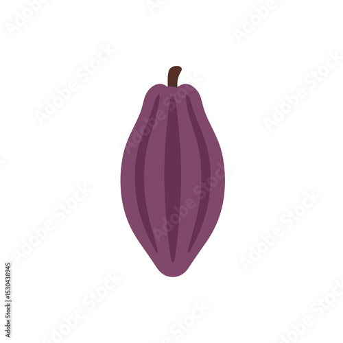 Vibrant purple fruit with a smooth texture, set against a clean white background