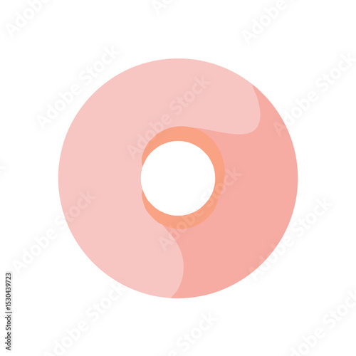 Abstract circular design with soft pastel colors, evoking calmness and creativity