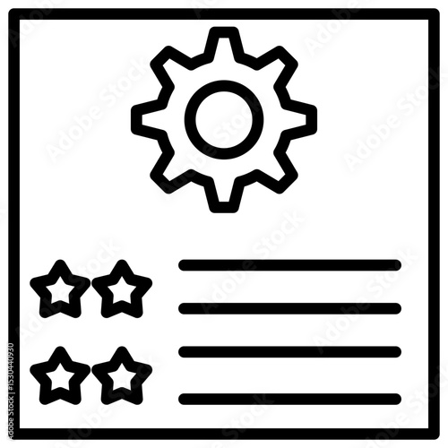 Service Level Agreement (Sla) Outline Icon