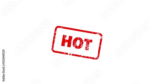 Hot word stamp animation