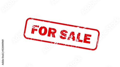 Animated for sale stamp