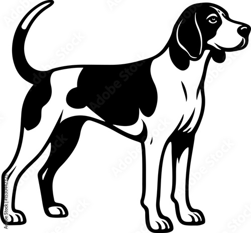 Treeing Walker Coonhound.eps