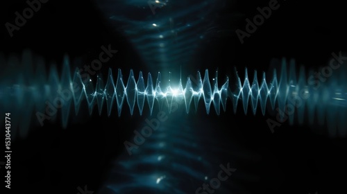An abstract image of sound waves produced during ultrasonic welding visually representing the frequencies at work in the process of joining EV battery components.