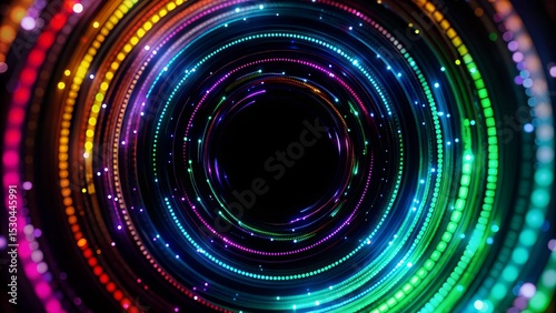 "Neon Vortex: A Journey Through Digital Light"