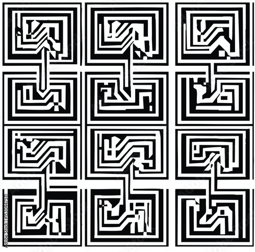 seamless geometric pattern