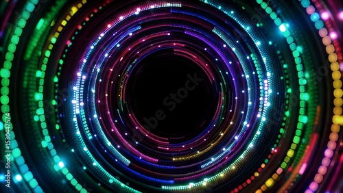 "Neon Vortex: A Journey Through Digital Light"