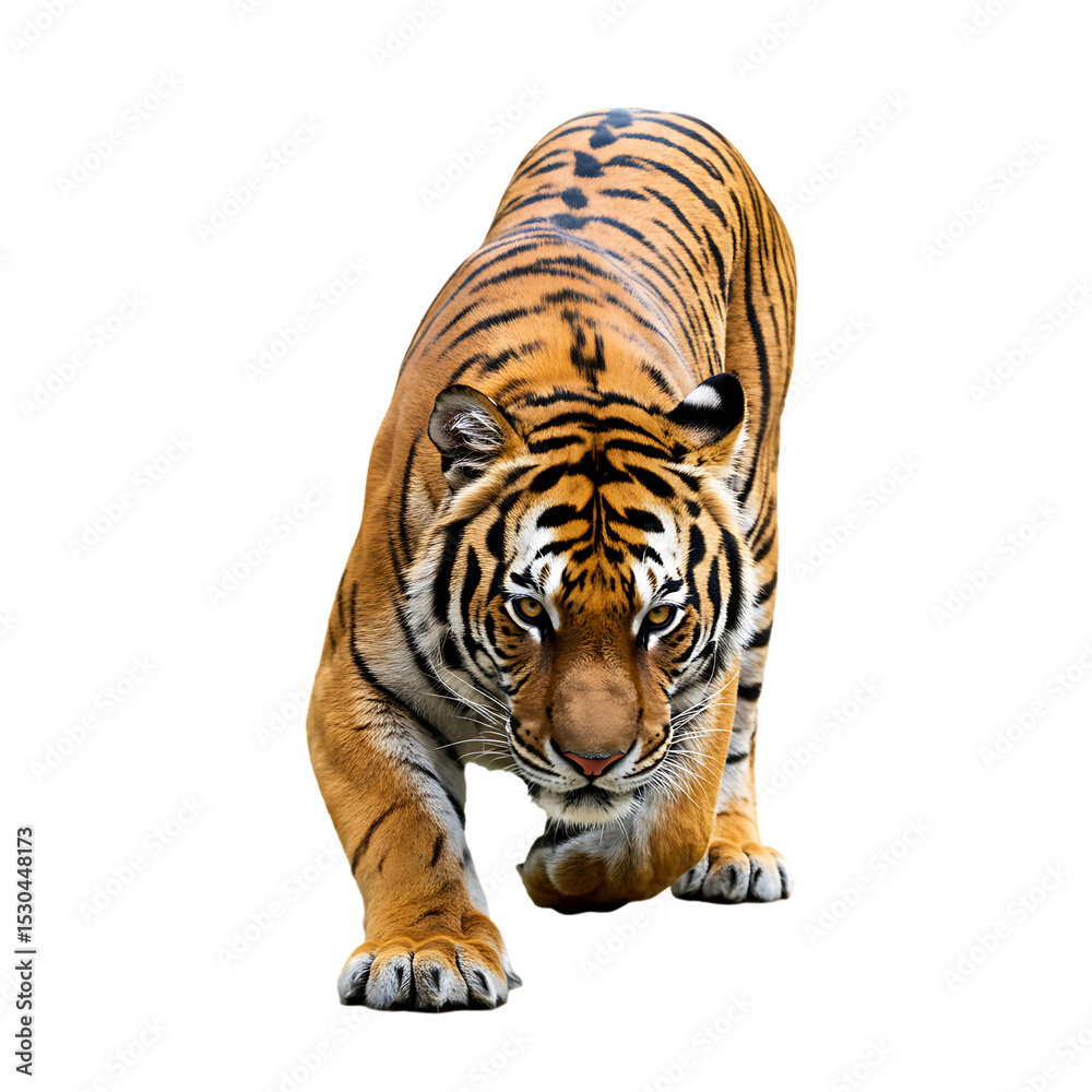 Fototapeta premium Majestic Bengal Tiger: Powerful Wildlife Photography