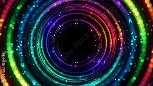 "Neon Vortex: A Journey Through Digital Light"