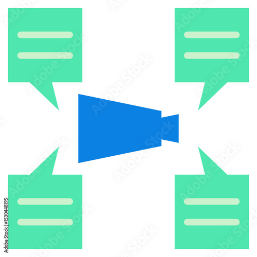 Multi-Language Support Flat Icon