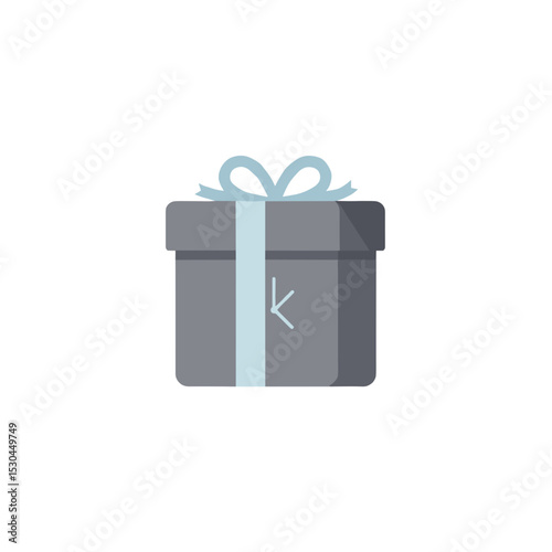 A beautifully wrapped gift box with a ribbon, set against a plain white background